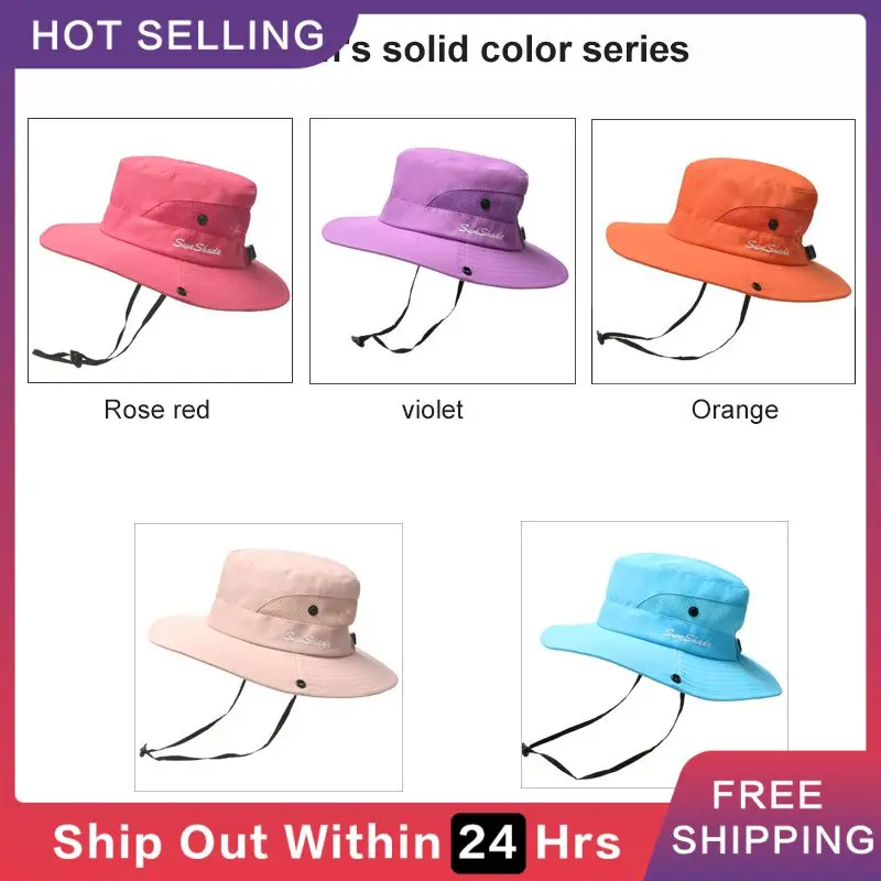 

Upf 50+ Fashionable Design Durable Outdoor Hiking Hat For Women Chain Strap Summer Hat Popular Sun Protection Uv Protection