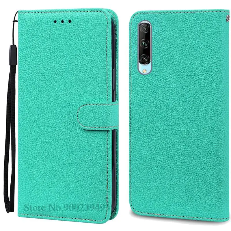 Huawei P Smart Pro Soft Silicone Wallet Flip Phone Cover