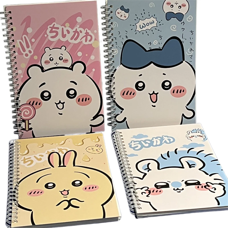 Kawaii chiikawa A5 coil notebook exercise book notepad diary school student stationery supplies back to school kids gift notebook diary journal notebook diary