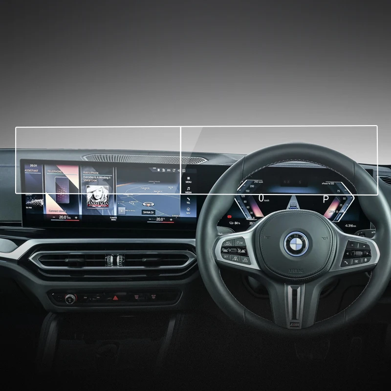 

14.9 Inch For BMW I4 2022 Year Dashboard Navigation Membrane Car GPS Display Tempered Glass Screen Protective Film Car Sticker