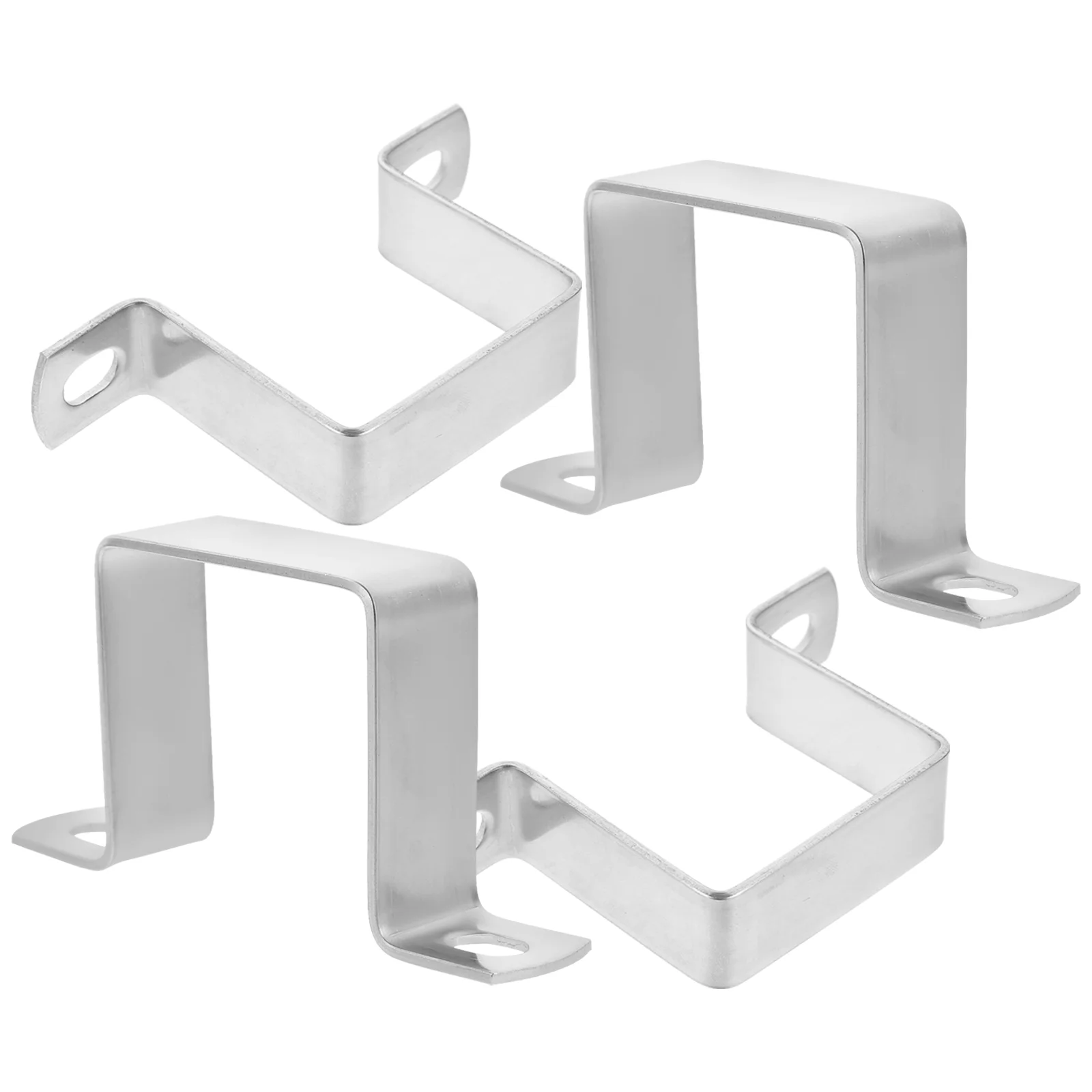Stainless Steel Pipe Clamp Square Tube Clamp Bracket Right Angle Bracket 2x2 Inch Pipe Base Hanger umiversal Pipe tool