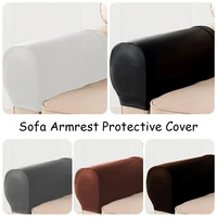 1 Pair PU Leather Sofa Armrest Cover for Living Room Removable Arm Stretch Chair Protector Armchair Covers Armrest Couch 1