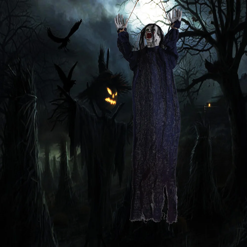 Hanging Halloween Skull