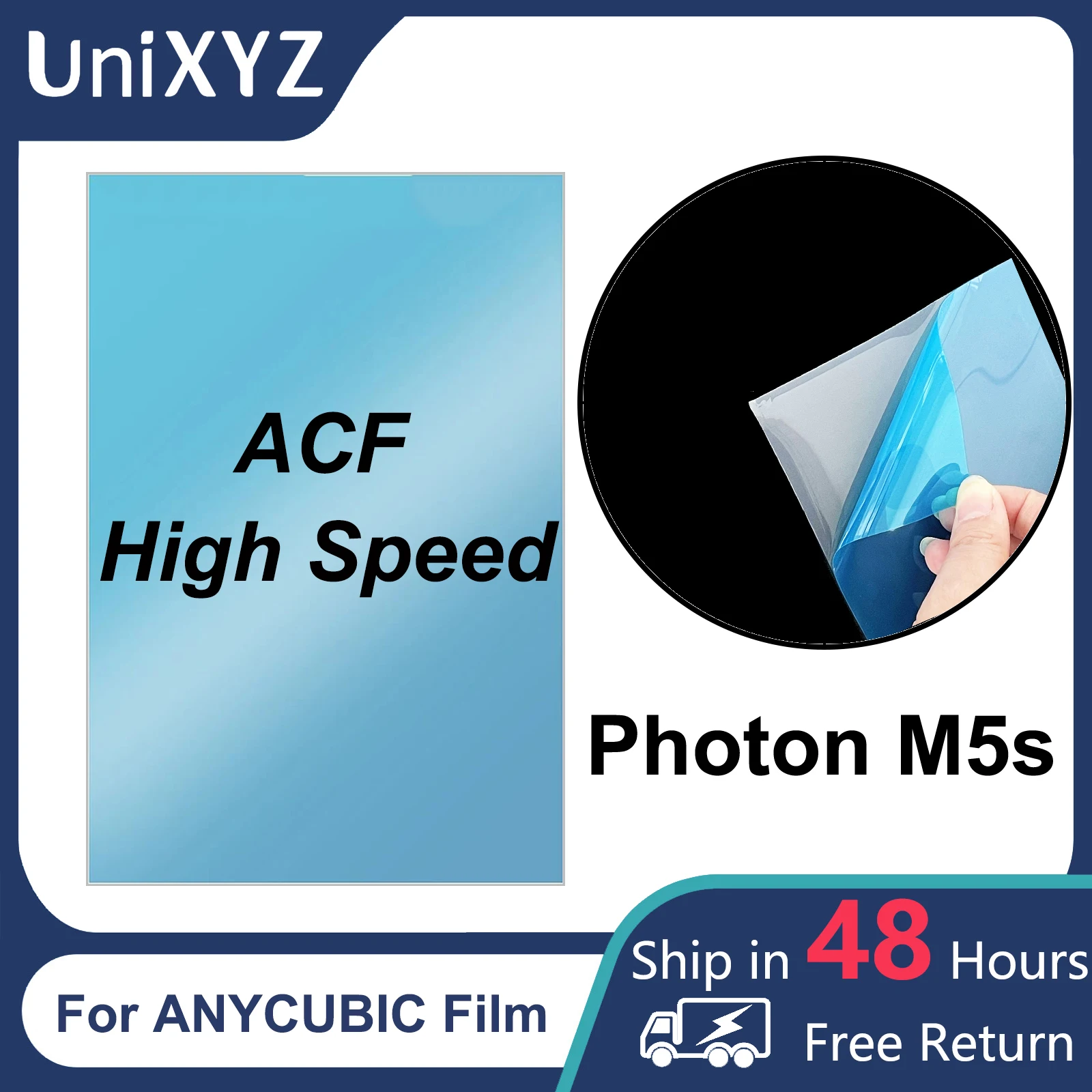 High Speed ACF Film for ANYCUBIC Photon M5s UV Resin 3D Printer 290x210x0.3mm with Lower Release Force than FEP Film Sheet керамическая смола ндс набор с fep пленкой для anycubic photon и elegoo mars