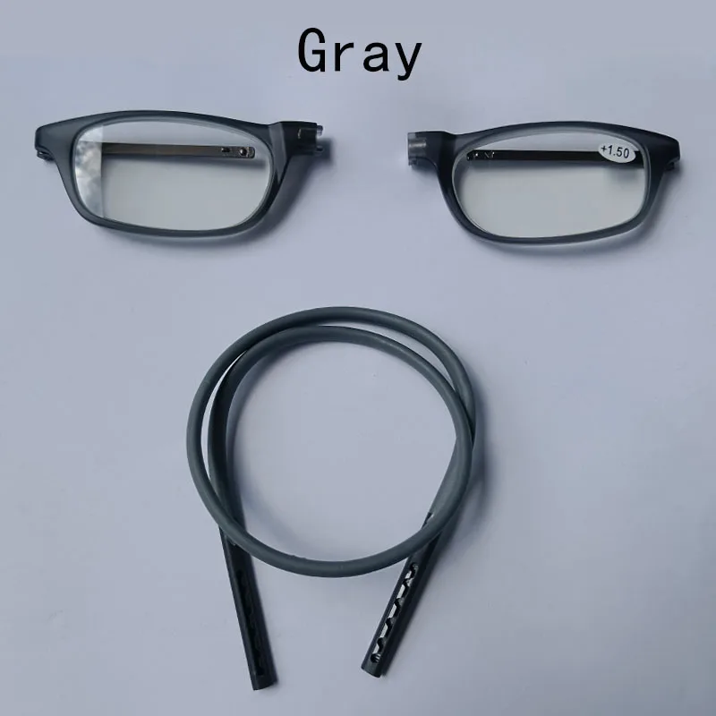 Folding Neck Hanging Presbyopia Glasses TR90 Magnet Reading Glasses for Men and Women Presbyopia Eyeglasses +1.0-3.5 reading glasses presbyopic glasses