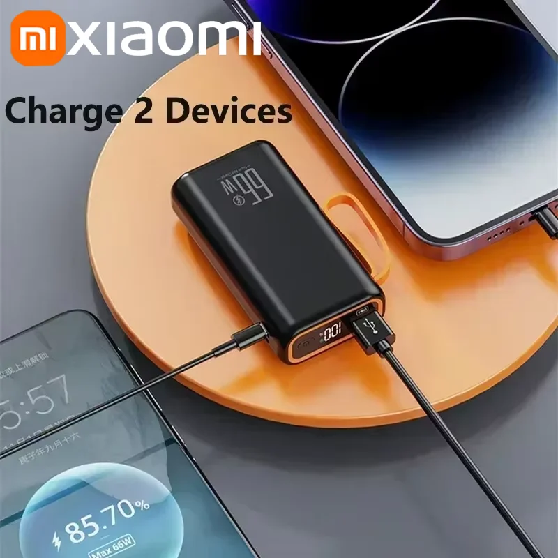 Xiaomi 30000mAh Power Bank 66W PD Super Fast Charging Portable Charger External Battery Pack Travel For iPhone Huawei Samsung portable battery charger