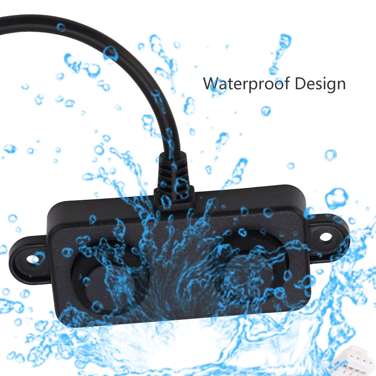 Sensor Module Ultrasonic Distance Detector Ultrasonic Distance Sensor UART Controlled 3-450cm Ranging 3.3V-5V Waterproof for Robot