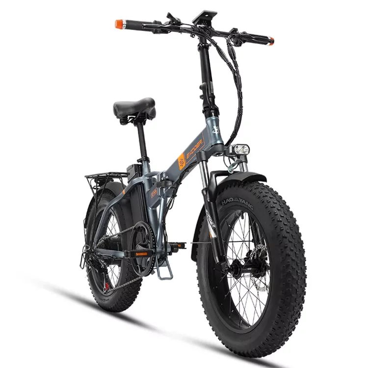 

Excider XT500 Folding Mountain Bike 48V 20 Inches Fat Tire E bike with 13AH Battery and 500W Motor 60 KM Snow Electric Bicycle