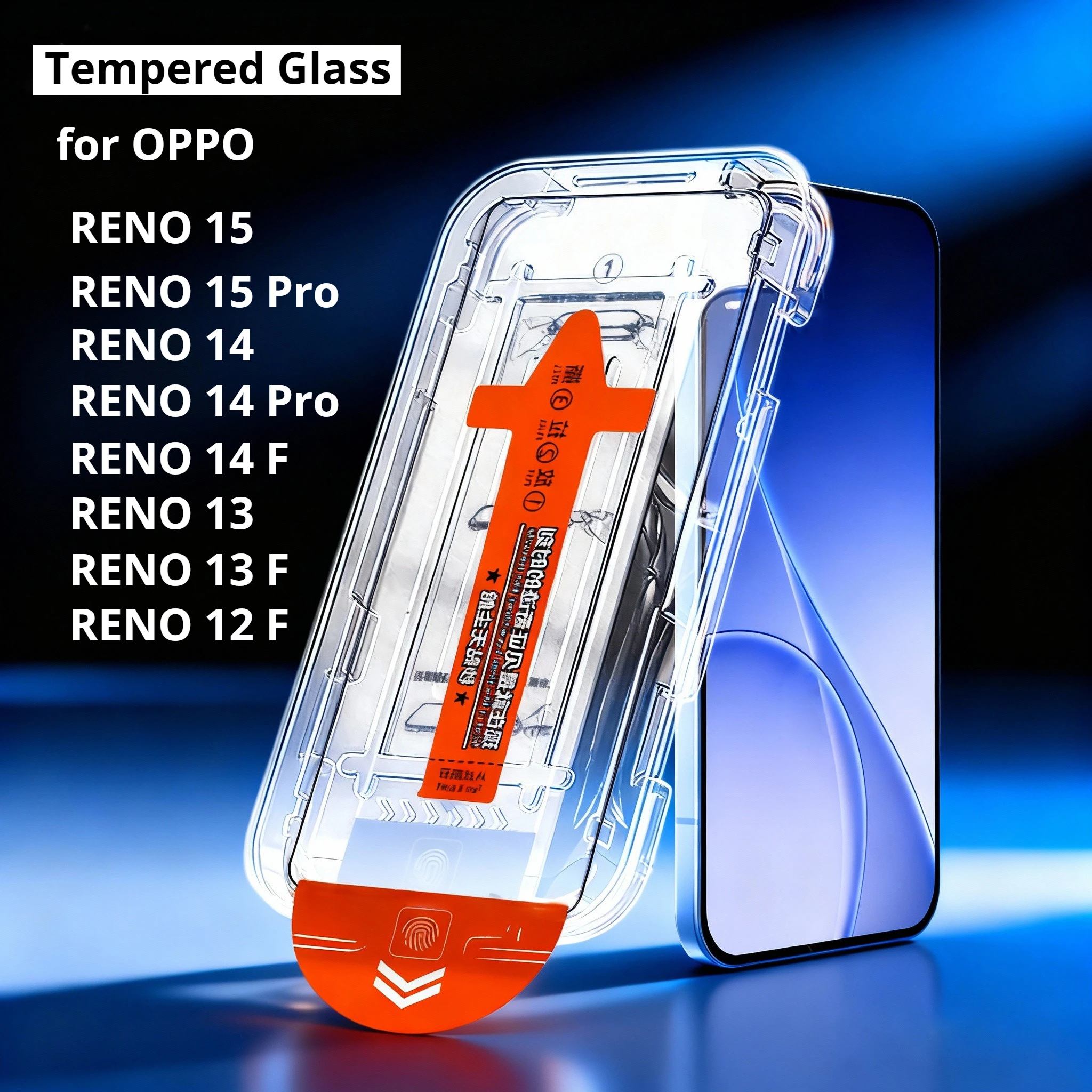 HD Tempered Glass Screen Protector with Easy Install and Auto-Dust Removal Kit (2-3 Pack)