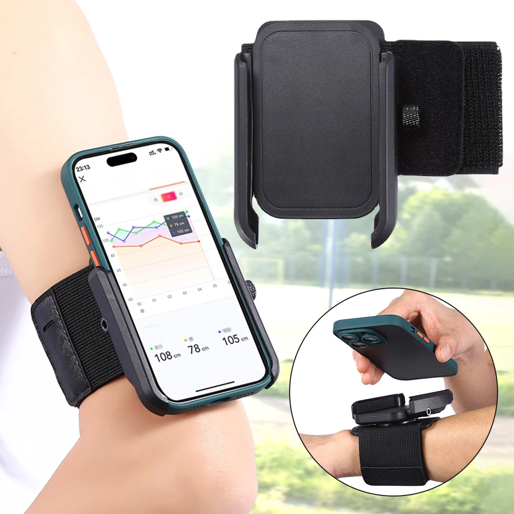 New Wristband Phone Holder 360°Rotatable Universal Sports Wristband for Smartphone Running Armband for Hiking Biking Walking