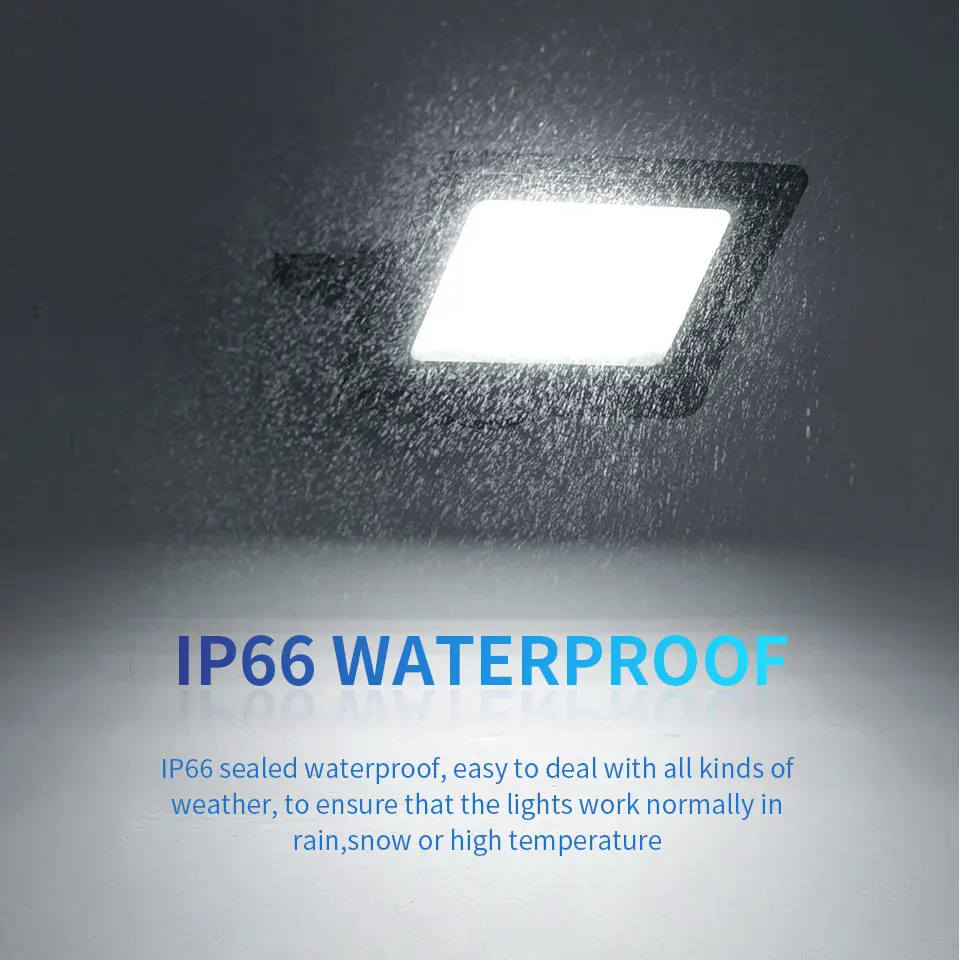Outdoor flood light LED PIR Motion Sensor projector 220V IP66 Waterproof outdoor led spot LED Spotlight For Garden Street Light Led Flood Light Led Motion Sensor Light