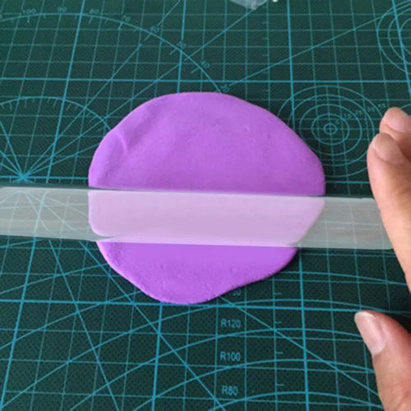 Clear Acrylic Rolling Pin Solid Acrylic Clay Tool For Shaping Smoothing Modelling Sculpting 1 Piece