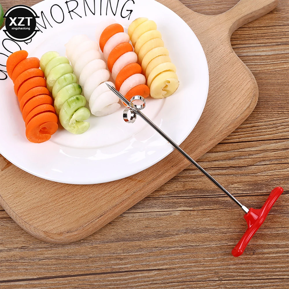 Vegetables Spiral Knife Potato Carrot Cucumber Salad Chopper Easy Spiral Screw Slicer Cutter Spiralizer Kitchen Tools 1pc kitchen gadgets
