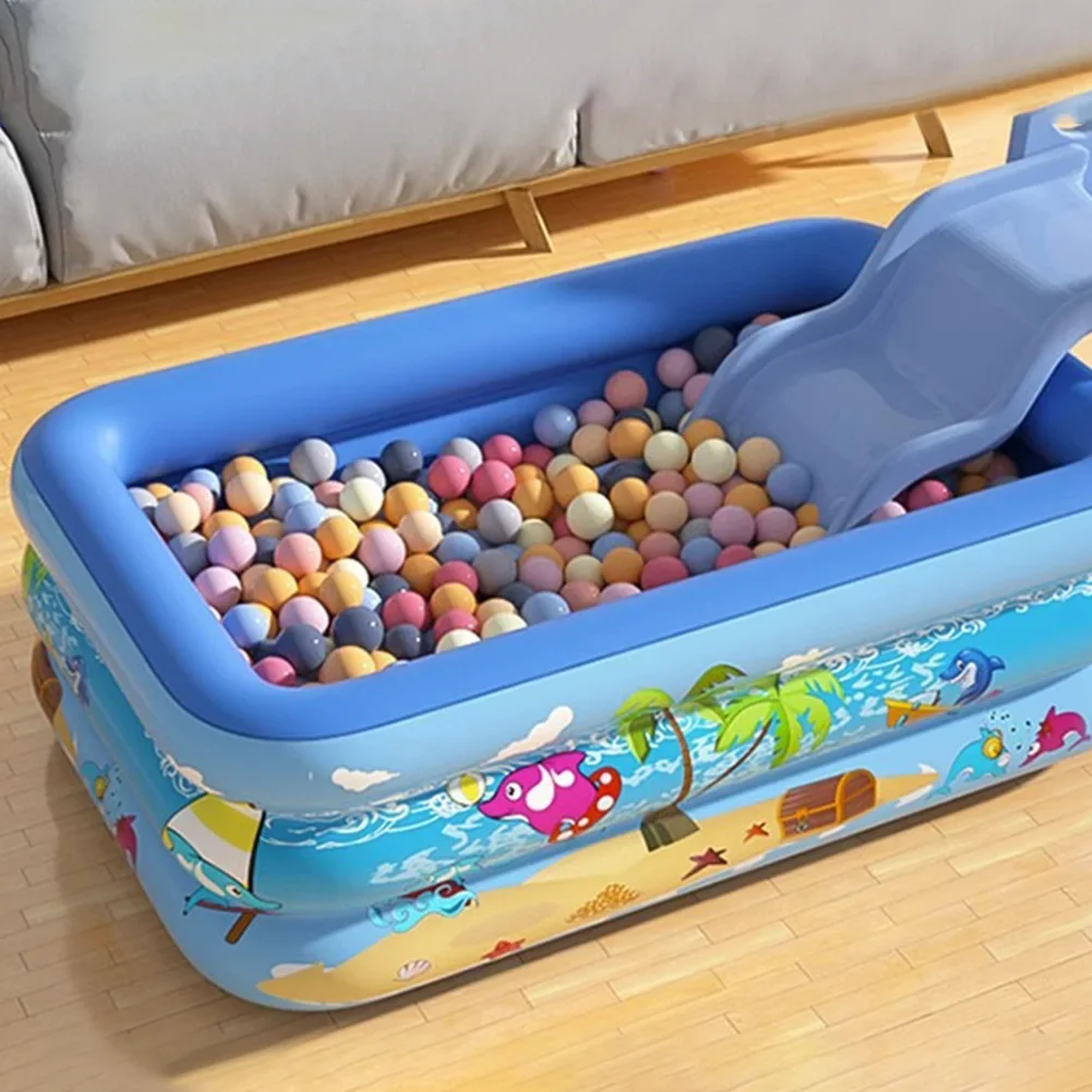 Inflatable Swimming Pool Indoor Outdoor PVC Swimming Pool Cartoon Pattern Thickening for Toddler Kids inflatable swimming pool