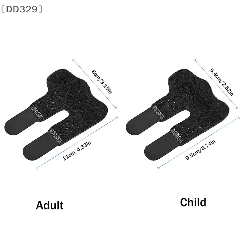 〔DD329〕 Finger Corrector Splint Steel Plate Pain Relief Finger Brace Support Hand Splint Fix Strap Protector Breathable