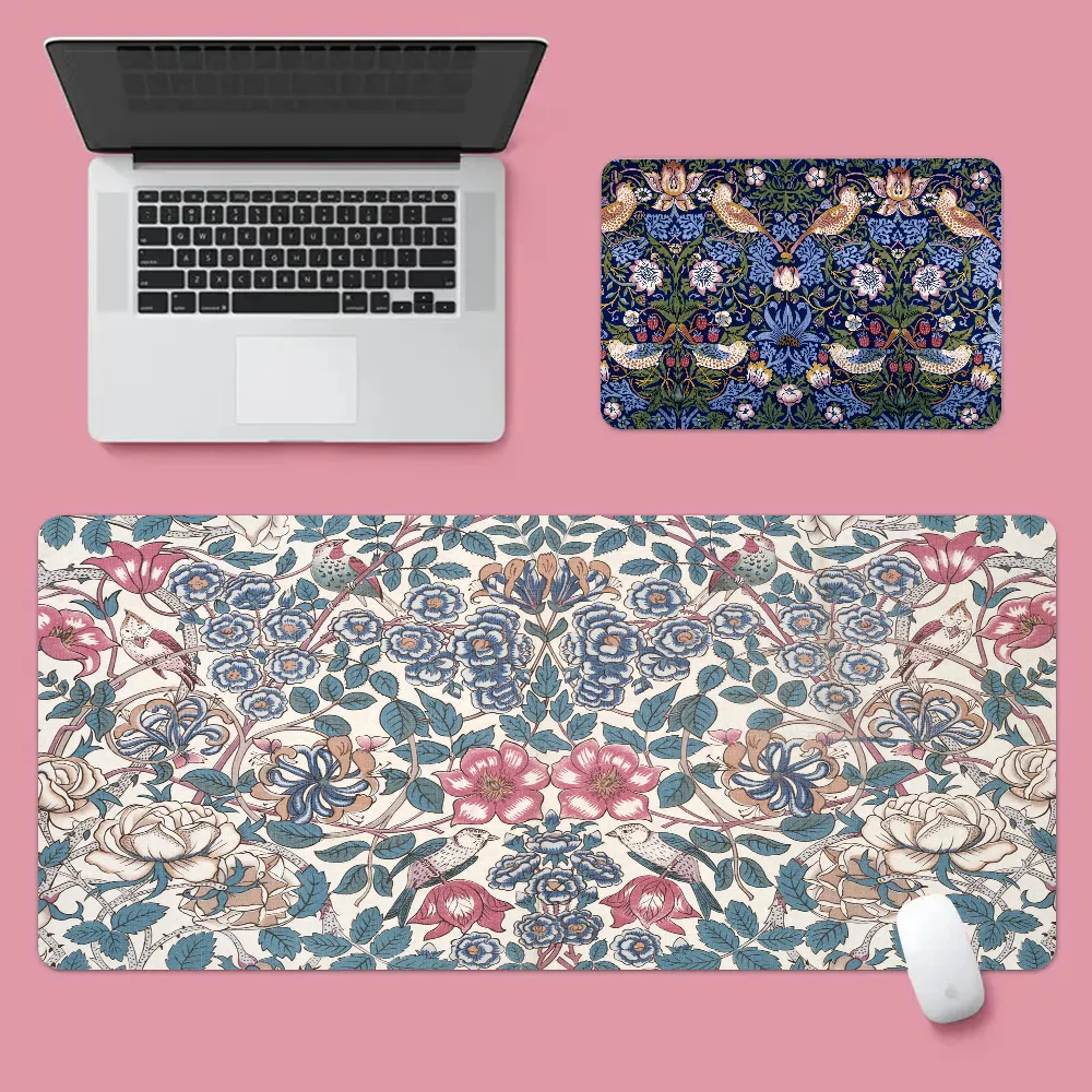 William Morris Girl Pad Gamer Play Mats Mousepad Size For Large Edge Locking Game Keyboard Pad 2