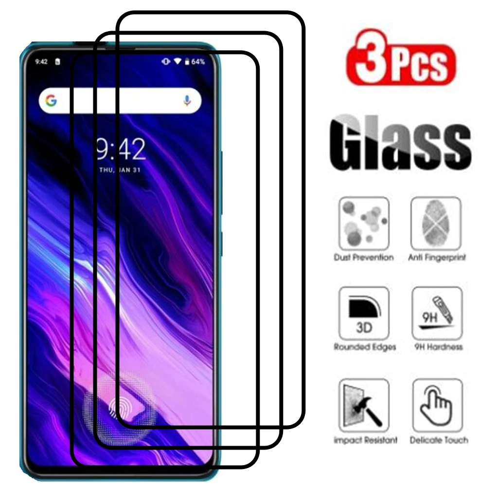 

Tempered Glass For UMIDIGI S5 Pro Full GULE Cover 9H Protective film Screen Protector UMI A7 A5 S3 Pro F1 Play F2 Power 3