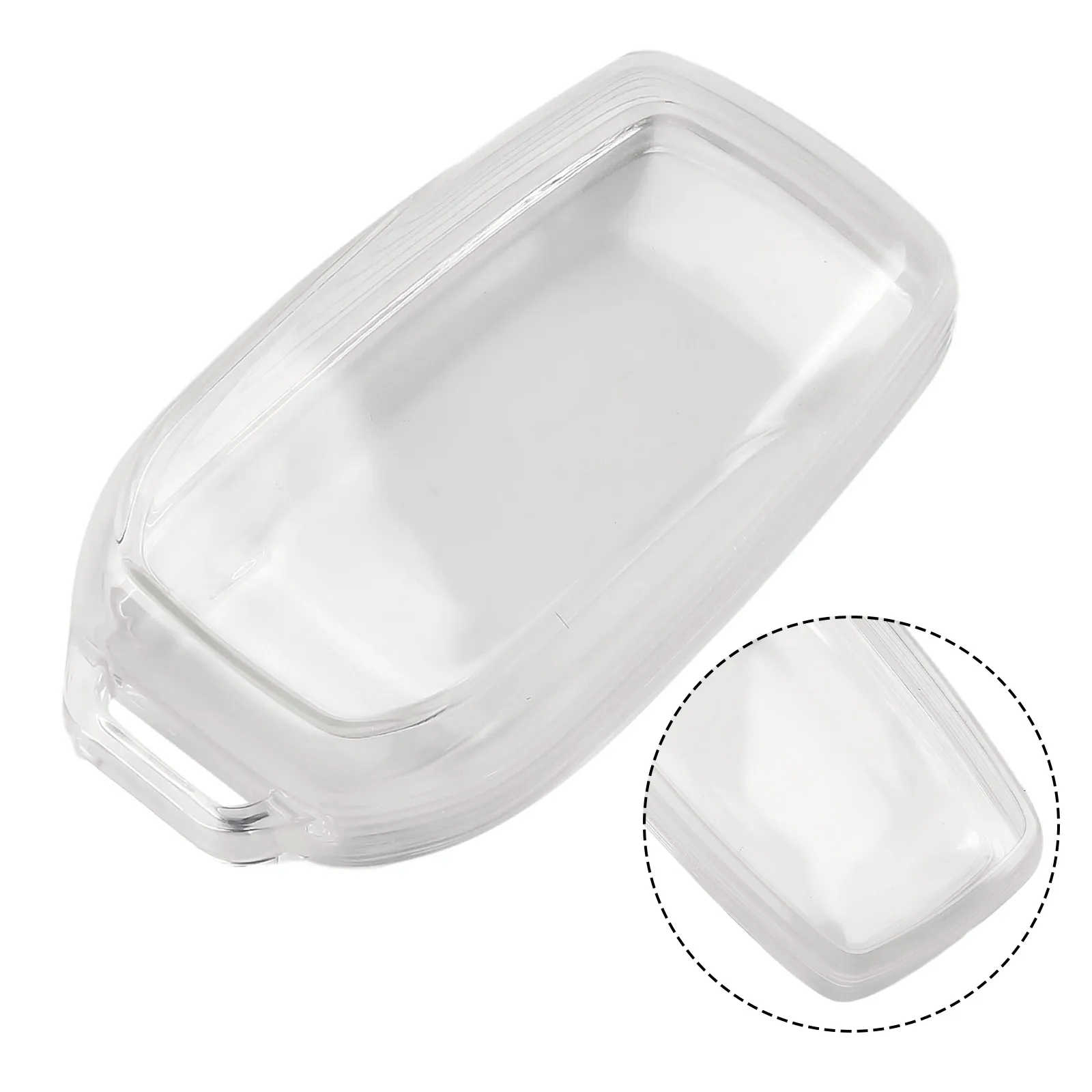 

Transparent Clear Smart Car Key Fob Cover Case Holder for Toyota, Lightweight and Durable, Easy Installation, Keep Your Key Safe