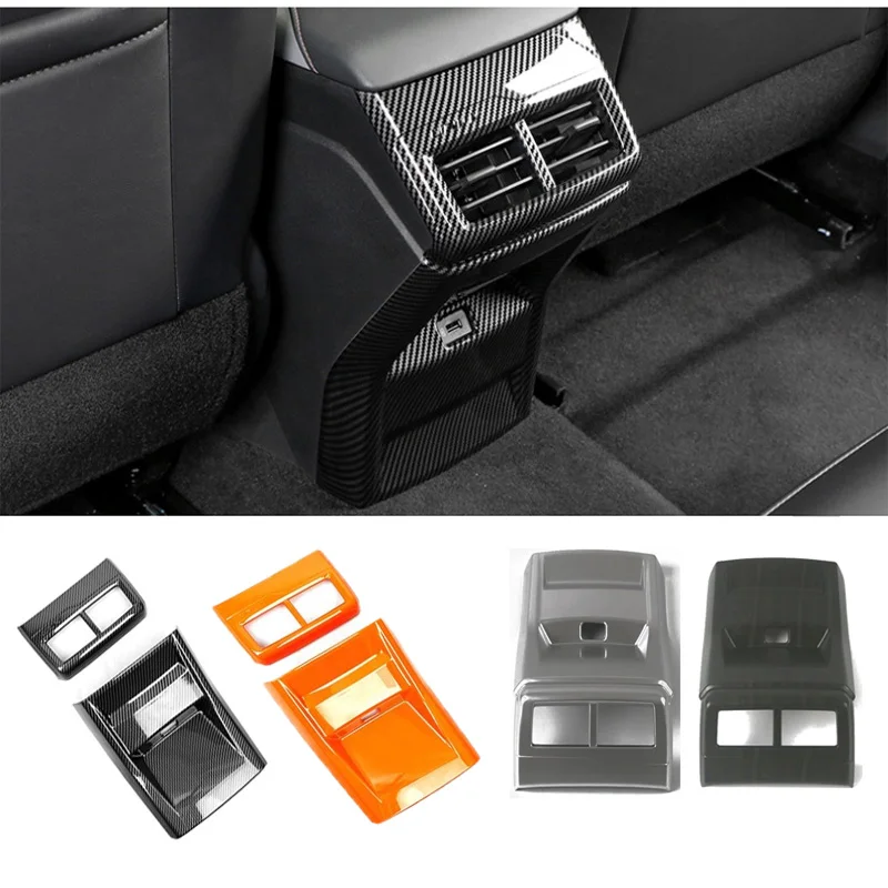 

Для Changan UNIV UNI-V 2022 2023 2024 центральное сиденье заднее кондиционирование воздуха решетка вентиляции переменного тока Противоударная панель USB наклейка на крышку