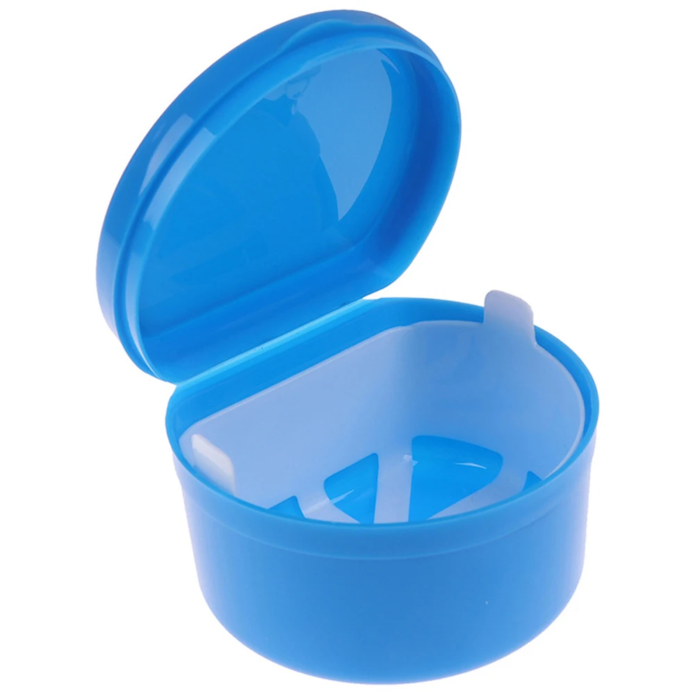 

Портативная коробка для зубных протезов, искусственная фотография с подвесным контейнером для чистки зубов