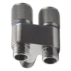 1pc Double Control Angle Valve G1/2 Washing Machine Faucet Toilet Triangle Valve Angle Shower Head  Kitchen Bathroom Fixture 3