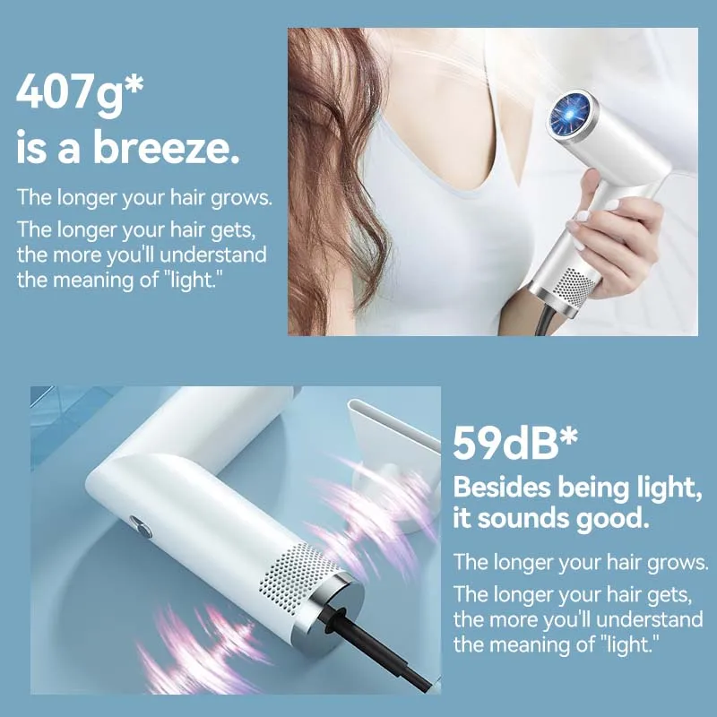 Portable Hair Dryer Fashion Folding Mini Hair Dryer for Home Travel