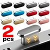 16Plus Metal Dust Plug For iPhone 16 Pro Max iPhone16 15PM Type C Charge Port Plugs Stopper Mobile Phone Type-C Protection Cap
