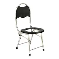 Raised Toilet Seat with Back Squat Toilet Stool for Toilet Bathroom Elderly 1