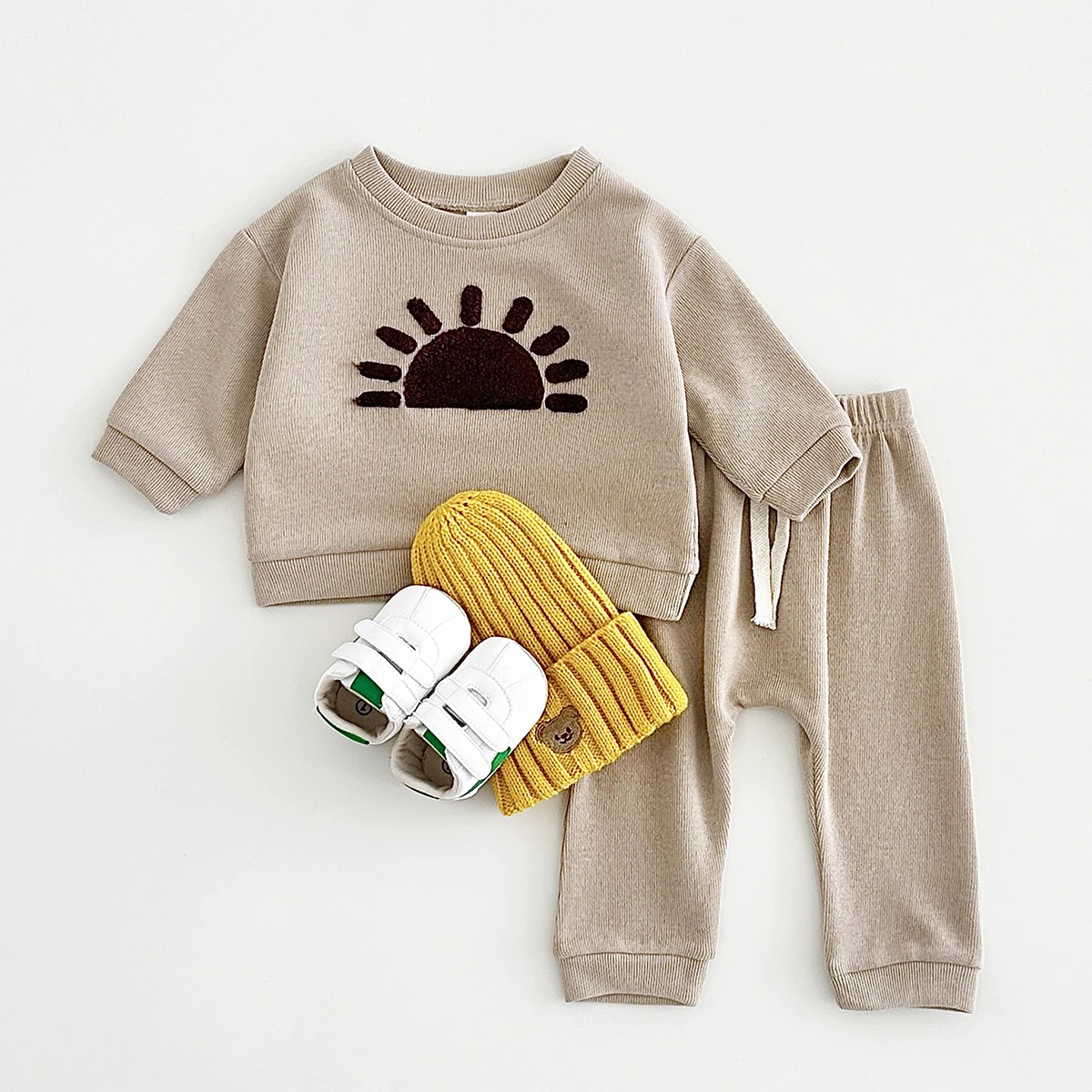 Kids Clothes Set Spring Autumn Baby Boy Girls Cotton Long-Sleeved Sweatshirts + Pants Infant Baby Suit Outfits kids clothes set