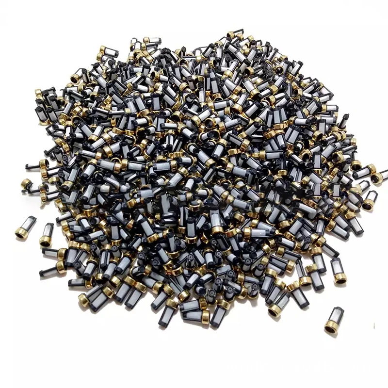 Fuel Injector Micro Filter 500/1000pcs For Bosch 12*6*3mm Universal Replacement Parts Accessories fuel injector cleaner diesel injector tube fuel injector removal tool