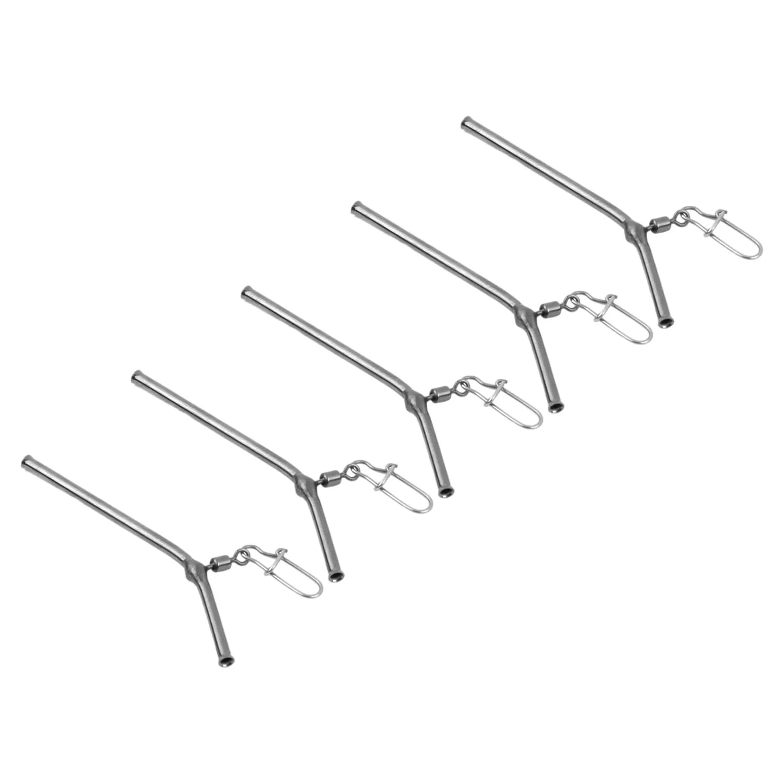 엉킴 방지 소형 황동 튜브, 스포츠 용품, 황동 낚시 품질 보증 실버 도구, 50mm, 70mm, 90mm 커넥터