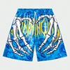 New Men's Summer Skeleton Hand Element Print Shorts 3d Printed Men Casual Fashion Sports Breathable Loose Trend Beach Shorts 3