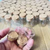 30/105 Pcs 15ml Small Glass Bottles Cork Stopper Test Tube Jars Mini Containers DIY Favors Herb Storage Decorative Tiny Bottles 5