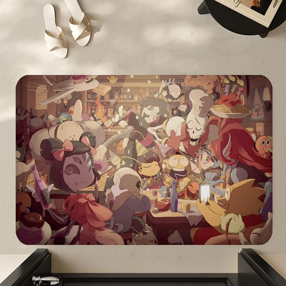 Undertale Room Mats Cheaper Anti-slip Modern Living Room Balcony Printed Welcome Rug 3