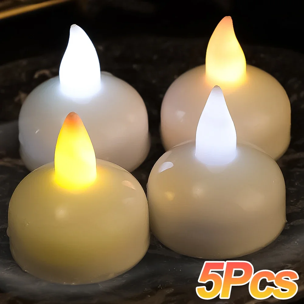 

Led Candles Light Flameless Floating Tealights Battery Operated Home Table Decoration Lamps for Wedding Birthday Decoration