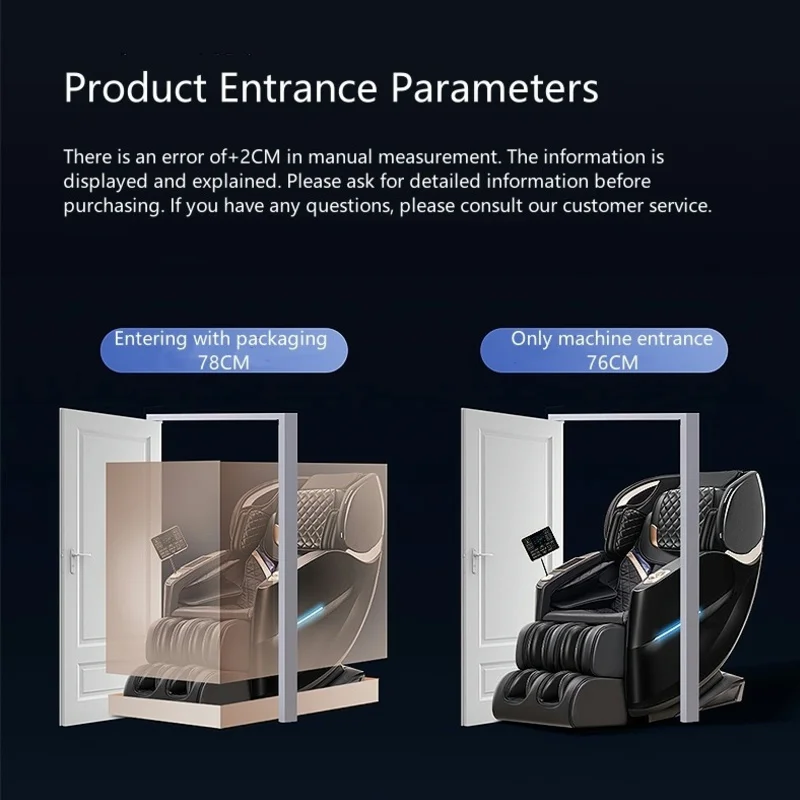 JKR Newest Full Body Electric Luxury Massage Chair SL Track Manipulator Zero Gravity Automatic Telescopic Calf Bluetooth Speaker 6