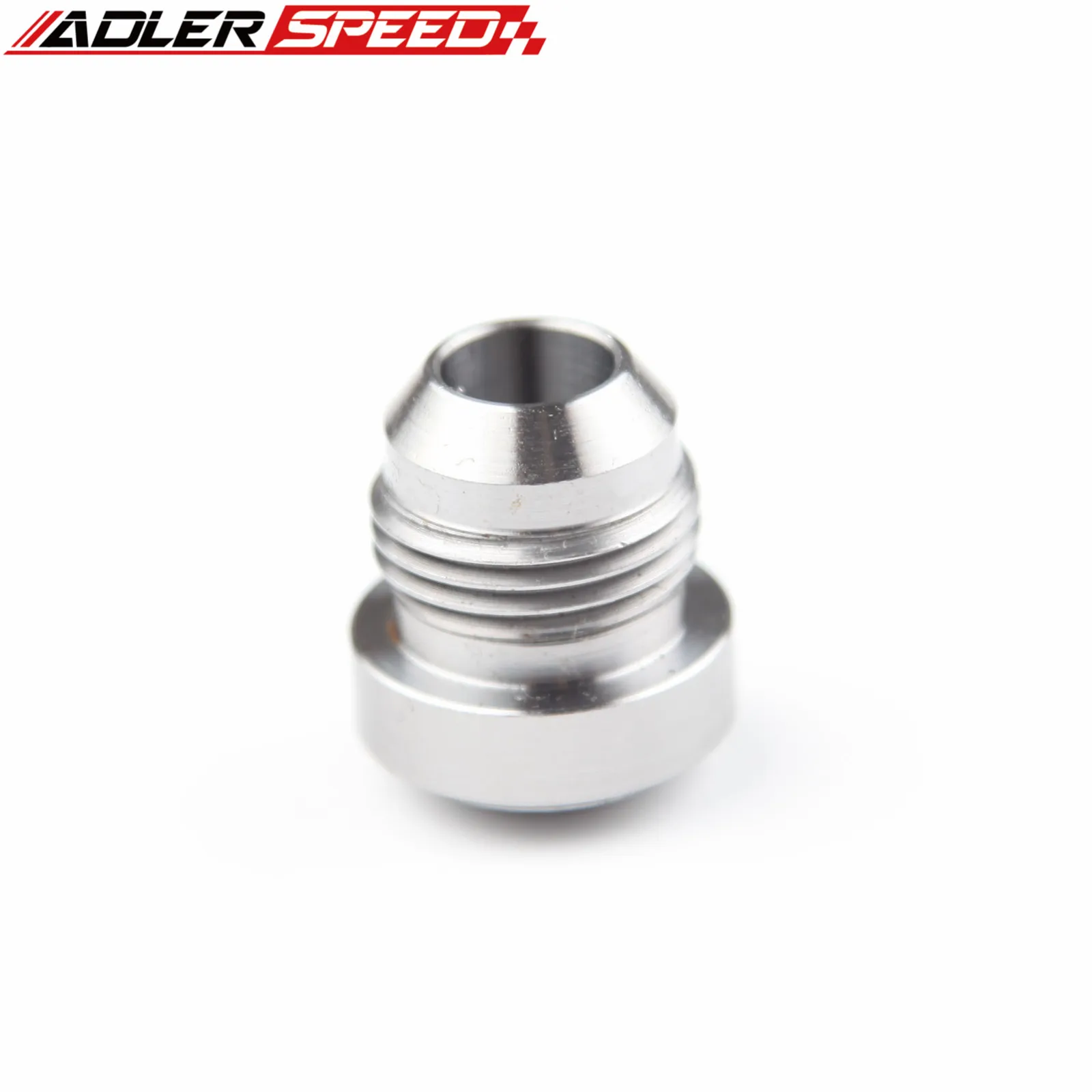 ADLERSPEED 2PCS -8 AN 8AN AN8 AN-8 수 연강 용접 피팅 마개 실버