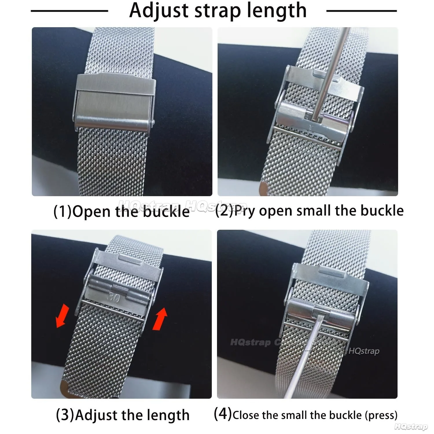Elegant Stainless Steel Milanese Watch Band – Versatile Mesh Bracelet Strap