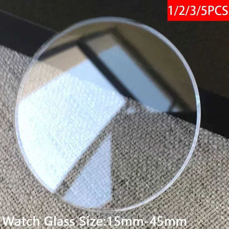 새로운 1/2/3/5PCS 두께 1.0mm 시계 유리 15mm  45mm 스마트 워치 교체..