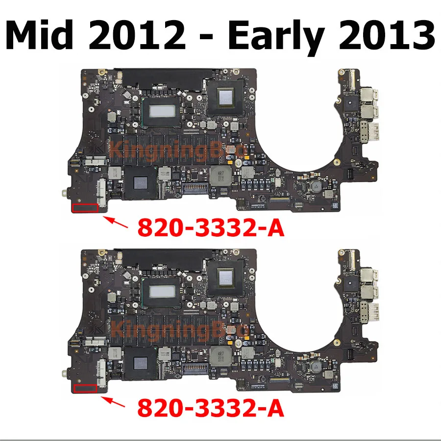 Original A1398 Motherboard for Macbook Pro Retina 15" A1398 Logic Board CPU i7 RAM 8GB 16GB 2012 2013 2014 2015 Year macbook pro motherboard