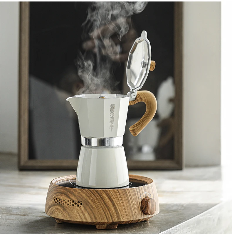 Bomber MHW Coffee Electric Ceramic Stove Household Small Coffee And Tea Making Electric Stove Mocha Pot Portable Head