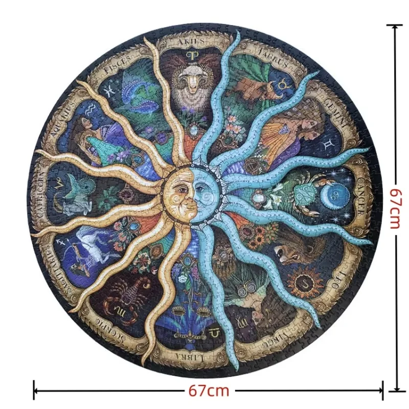 【Versatile】 Funny Puzzle 1000 Pcs Moon Challenge Games Learning Educational Puzzle Moon Puzzle Space Flat Puzzle Difficult Toys.