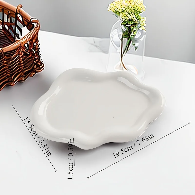 Ceramic handicrafts dance dresses jewelry trays bedroom dressing table living room entrance watch key storage