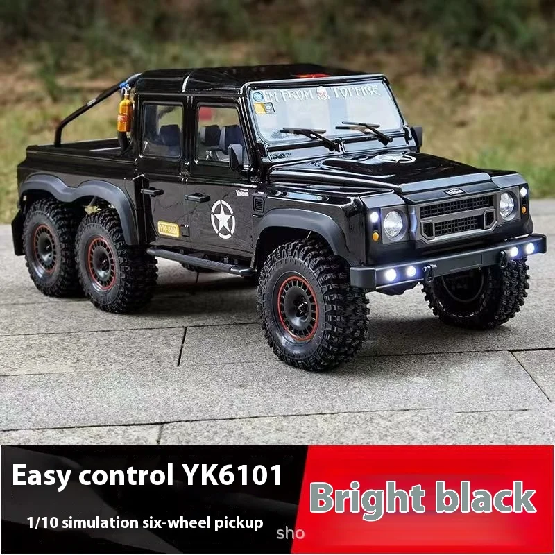Rc Easy Control Yk6101 Six Wheel Pickup Remote Control Car Model Car 1/10 Off Road Six Wheel Drive Climbing Car Birthday Gift 3