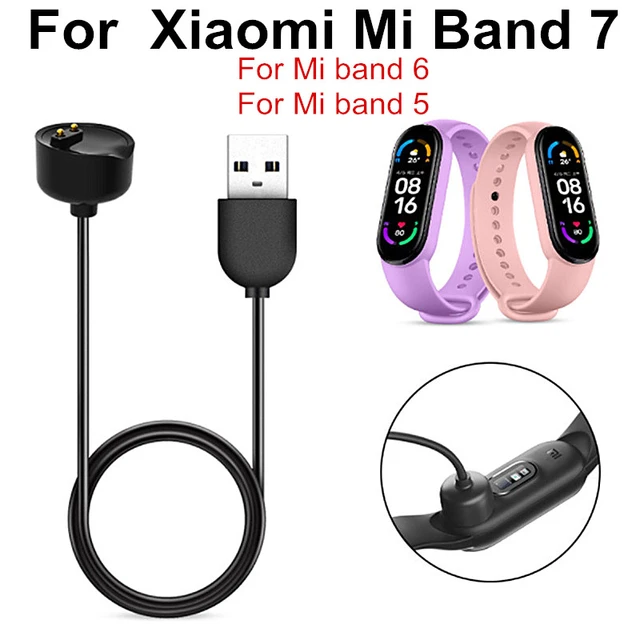 Adaptador de cargador Xiaomi Mi Band 5  Cable de carga Xiaomi Mi Band 6-Cargador  Xiaomi - Aliexpress