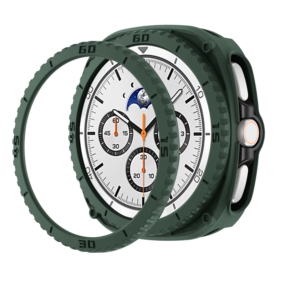 غطاء + مقياس الحافة الدائري لساعة سامسونج جالاكسي...