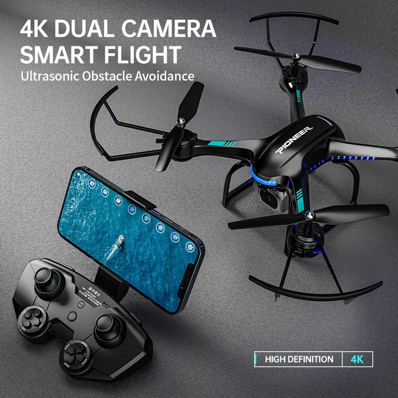 

Новинка Дрон 808 4K профессиональный HD широкоугольная камера Wi-Fi Fpv радиоуправляемая антенна складной Квадрокоптер вертолет с камерой Бесплатная игрушка в подарок