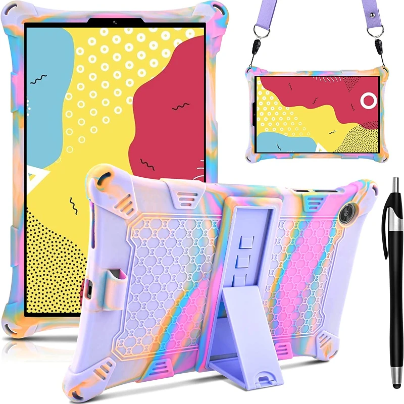 Custodia Con Cover Per Lenovo M10 FHD Plus 10.3: Con Supporto Multifunzione E Portacarte, Gatto 3