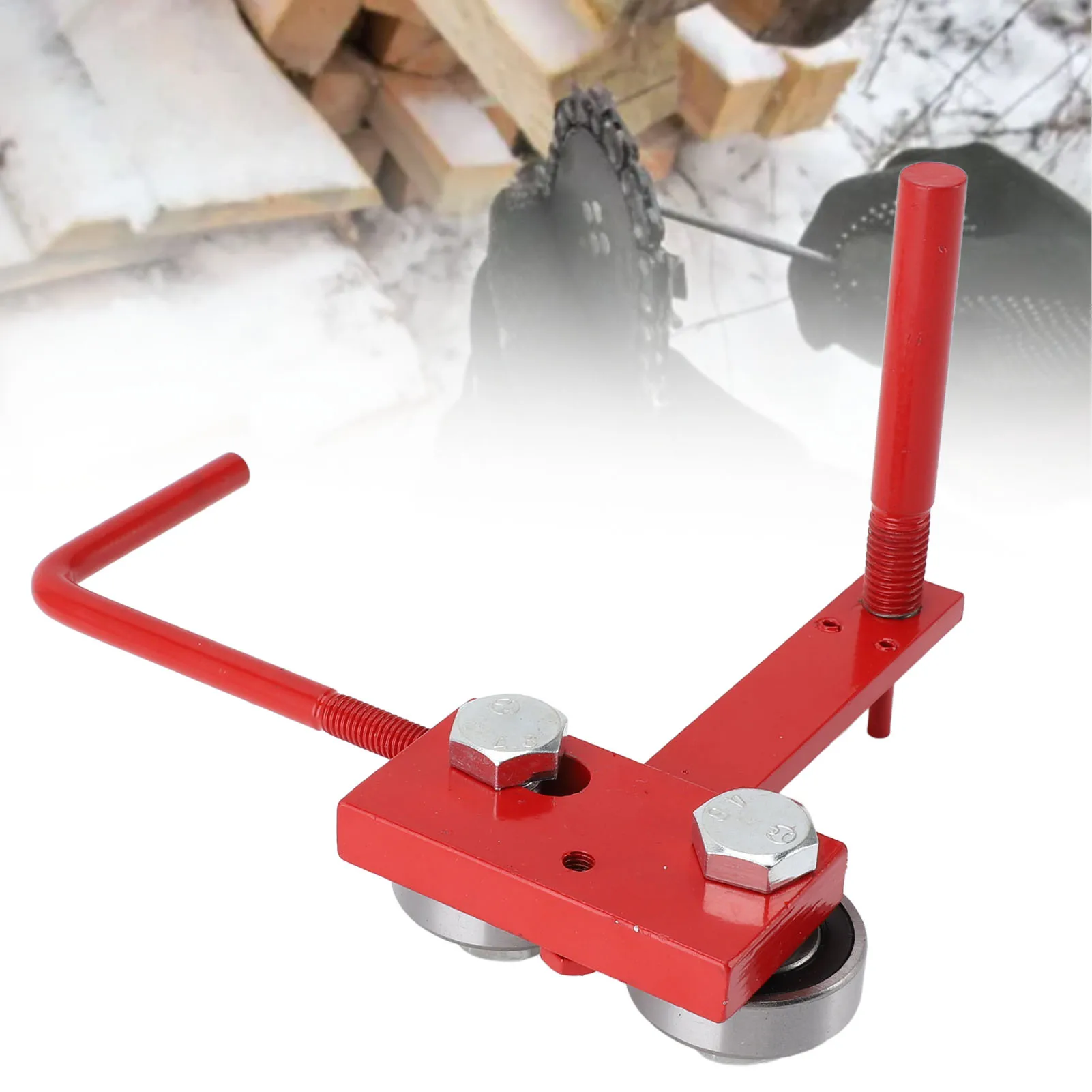Chainsaw Bar Repair Tool Chainsaw Bar Closing Tool High Strength Cast Iron Aluminum Accurately Adjust for Chain Grinding