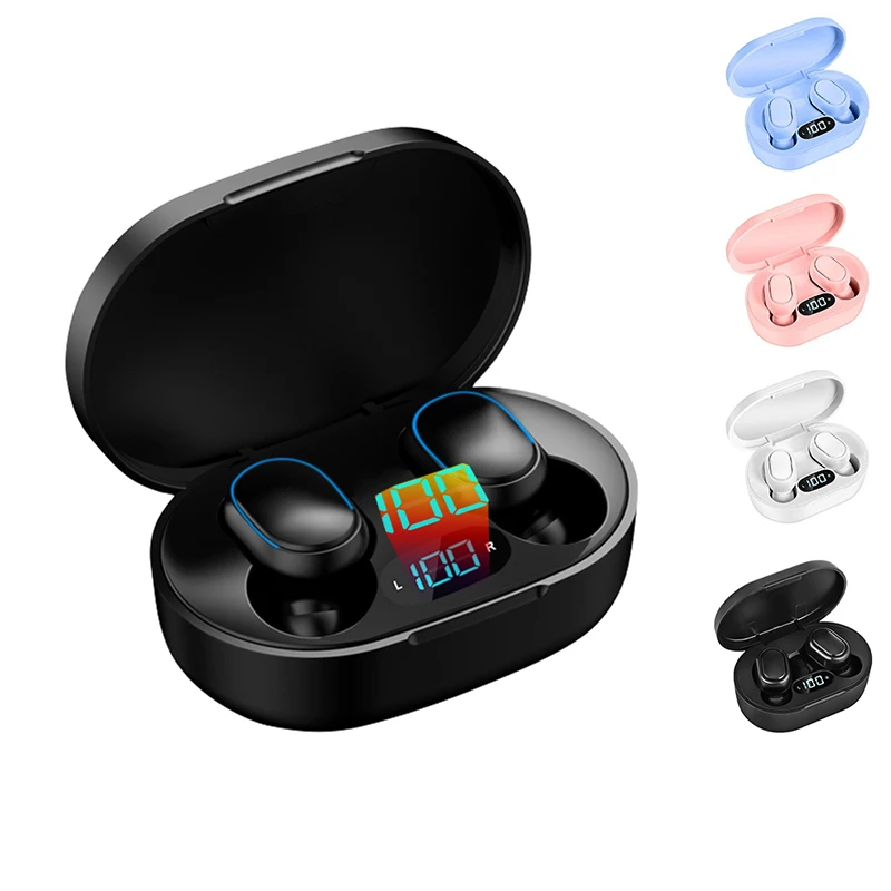 Pro6 TWS E7S Wireless Headphones Bluetooth Earphones PRO4 Headsets with Mic Sport Noise Cancelling Mini Earbuds For Xiaomi Redmi raycon earbuds
